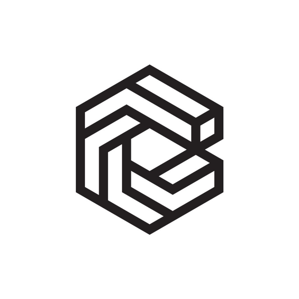 C Hexagon Monogram